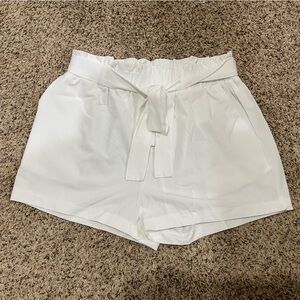 Revamped white shorts